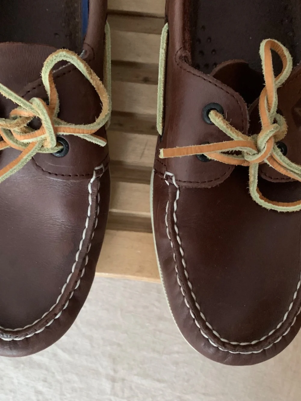 Sperry Top-Sider Brown Leather Boat Shoes Men's Size 12 Classic Moc Loafers